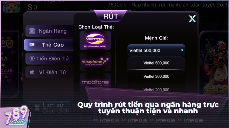 Quy trình rút tiền qua ngân hàng trực tuyến thuận tiện và nhanh